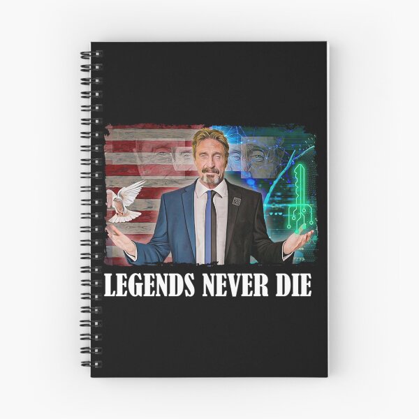 Item preview, Mcafee Legends Never Die Cool , John Mcafee RIP , Mens Mcafee designed and sold by AngelPoulainsto.