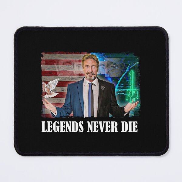 Item preview, Mcafee Legends Never Die Cool , John Mcafee RIP , Mens Mcafee designed and sold by AngelPoulainsto.