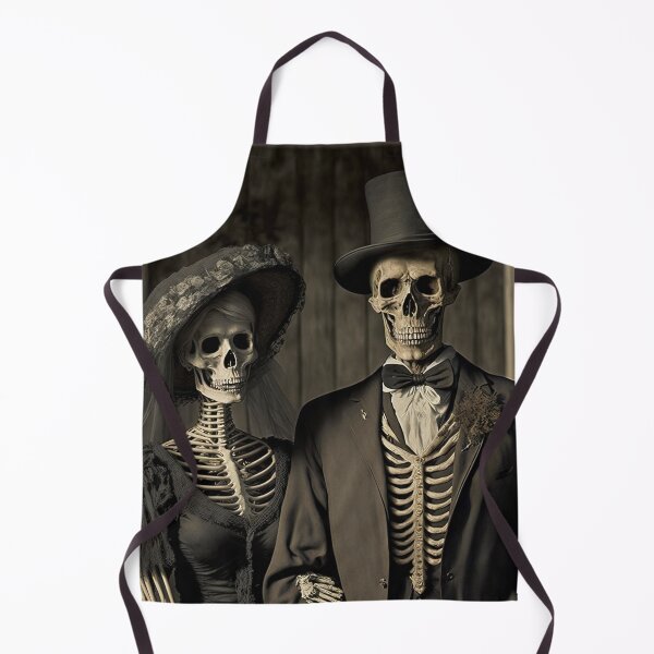Item preview, Skeleton Couple in Love Holding Hands Valentines, Wedding, Anniversary, Birthday Funny Gift designed and sold by CoyoteStudio.