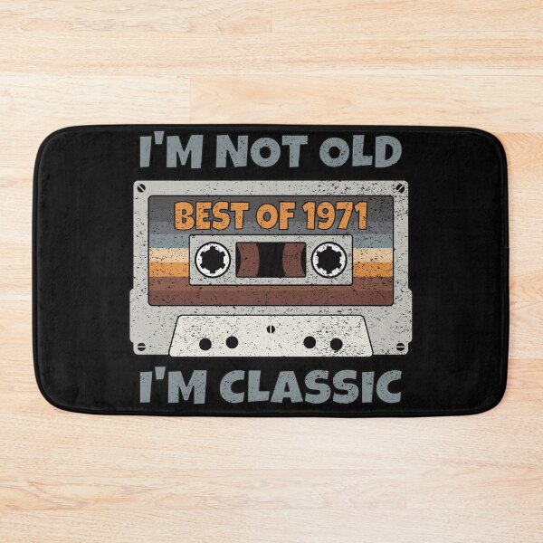 Item preview, I'M NOT OLD I'M CLASSIC BEST OF 1971 RETRO VINTAGE FUNNY DISTRESSED CASSETTE BIRTHDAY GIFT designed and sold by Kipcio.