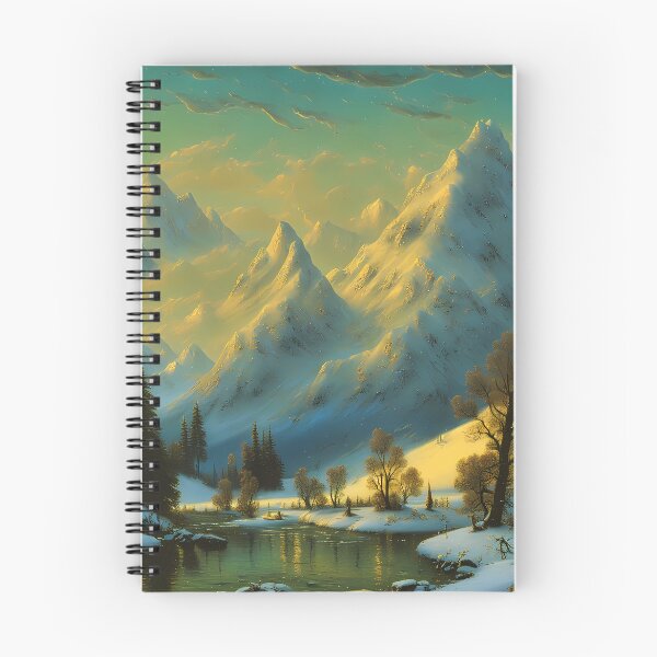 Aperçu de l'œuvre Winter's Charm: A Snowy Landscape Design créée et vendue par Story24net.