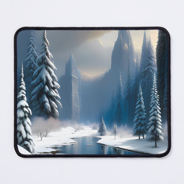 Item preview, Winter's Charm: A Snowy Landscape Design designed and sold by Story24net.