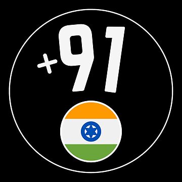 INDIA country code +91 badge&quot; Art Board Print for Sale by 