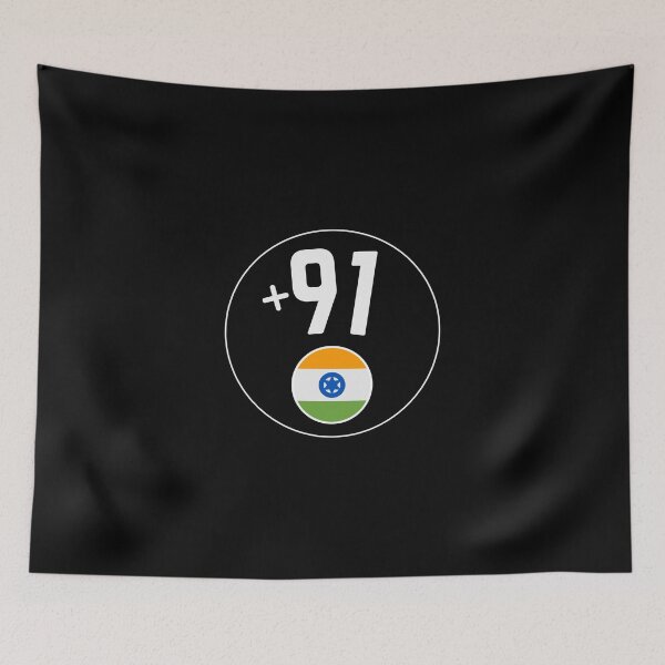 Item preview, INDIA country code +91 badge designed and sold by LeddsoDello.