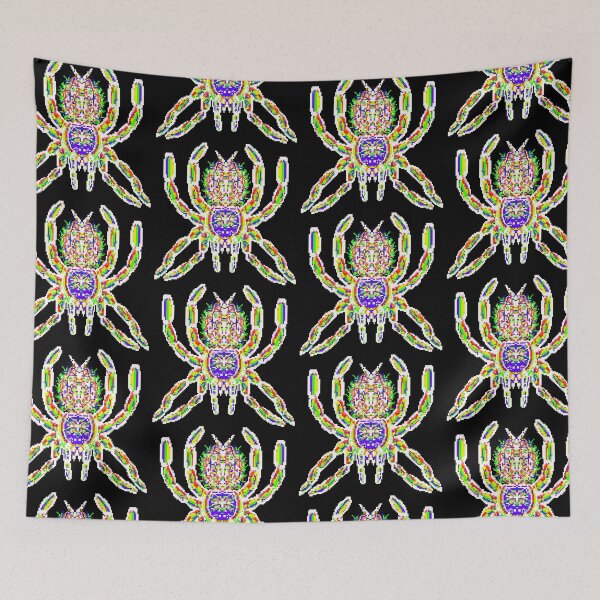 Aperçu de l'œuvre Tarantula Pixel Art 48 (Invert) créée et vendue par IgorAndMore.