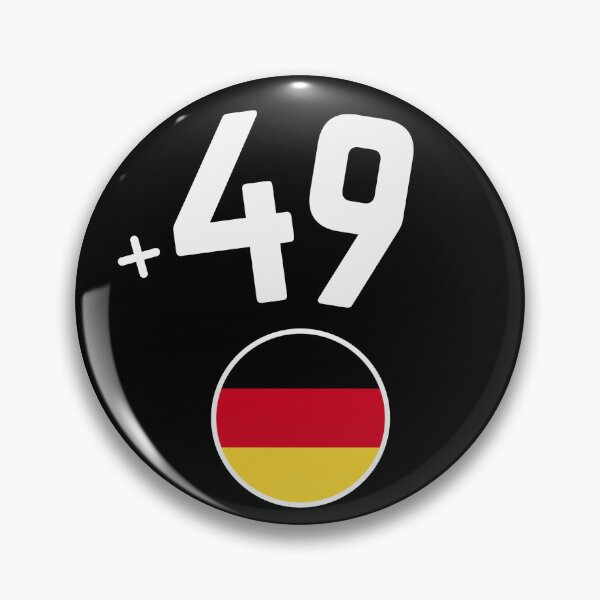 Item preview, GERMANY country code +49 badge designed and sold by LeddsoDello.