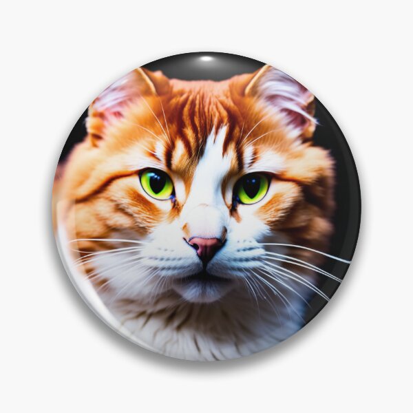 Item preview, Light brown with white fur cat, green eyes looking at the viewer designed and sold by AlePosters.