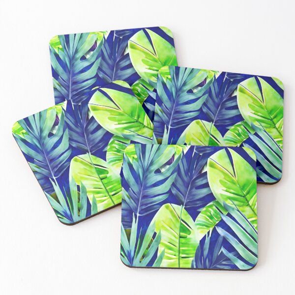 Item preview, Tropical Leaves Ferns Banana Leaves Delicious Monstera designed and sold by Ascooepics.