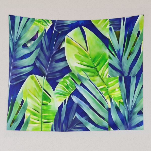 Item preview, Tropical Leaves Ferns Banana Leaves Delicious Monstera designed and sold by Ascooepics.