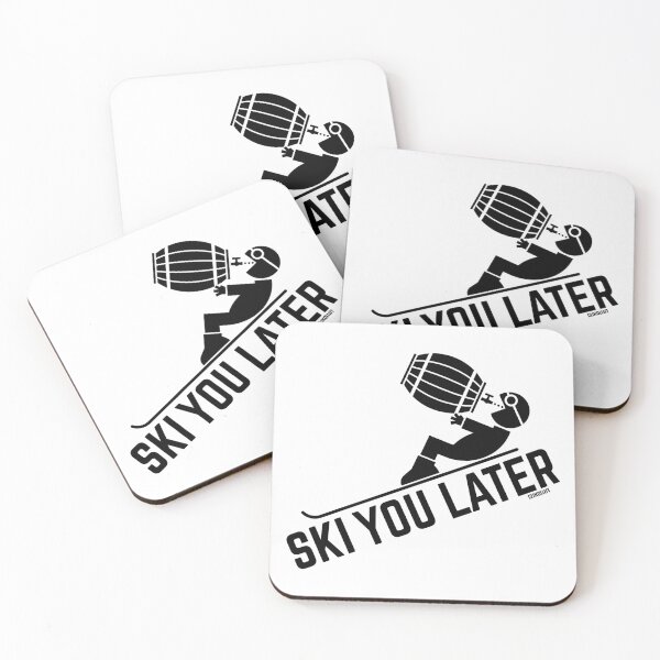 Item preview, Ski You Later (Après-Ski / Beer Barrel / Party / Black) designed and sold by Roderix.