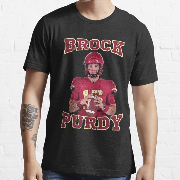 San Francisco 49ers Brock Purdy Homage Black NFL Blitz Player Tri-Blend  Shirt