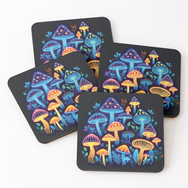 Item preview, Shrooms mushrooms 2023 rainbow color Sticker designed and sold by PhiloSophyEye.