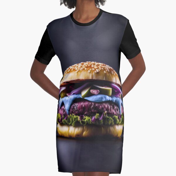 Item preview, Food Photography: Purple Hamburger designed and sold by RK - Shop.