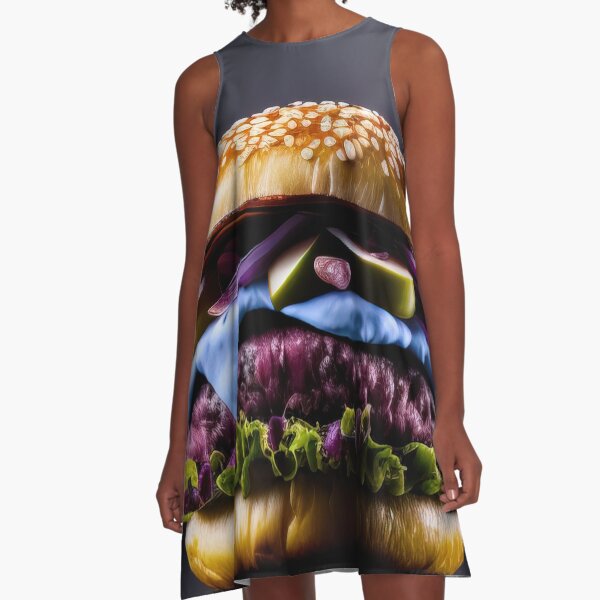 Item preview, Food Photography: Purple Hamburger designed and sold by RK - Shop.