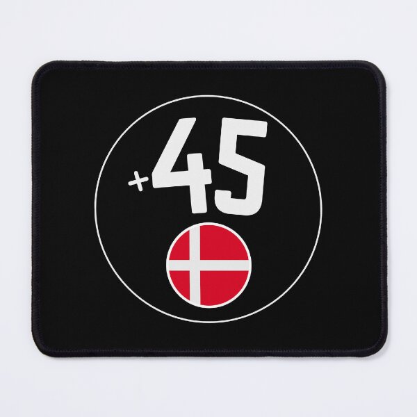 Item preview, DENMARK country code +45 badge designed and sold by LeddsoDello.