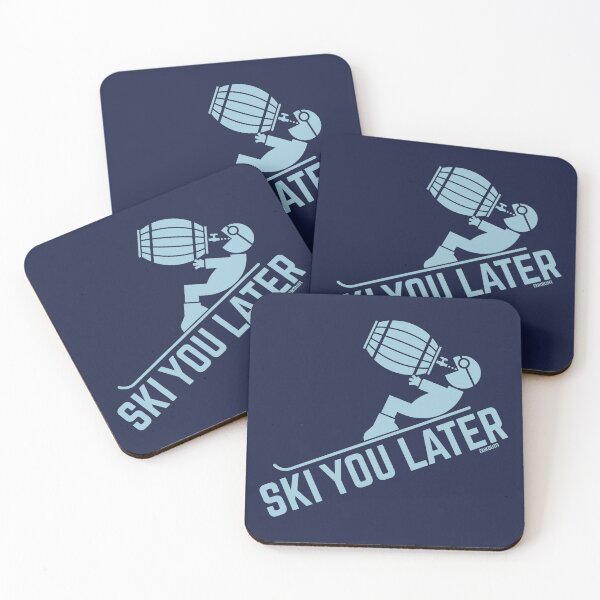 Item preview, Ski You Later (Après-Ski / Beer Barrel / Party / Skyblue) designed and sold by Roderix.