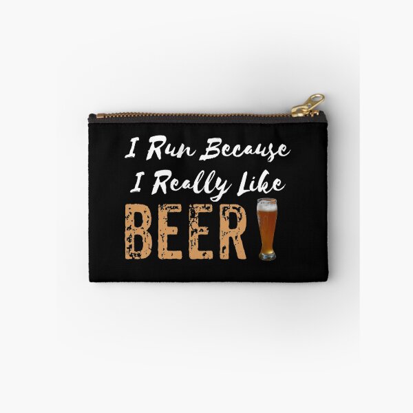 Item preview, I Run Because I Really Like Beer - Runners Gifts designed and sold by WUOdesigns.