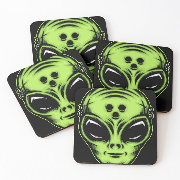 Item preview, Alien smiling illustration designed and sold by WODEXZ.