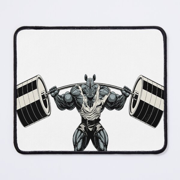 Item preview, rhinocéros squatting designed and sold by The Enthousiaste.