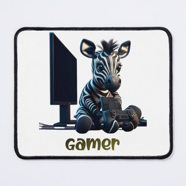 Item preview, zebra gamer designed and sold by Shoshta.