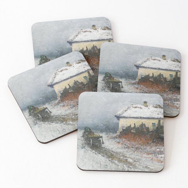 Item preview, Winter scenery - Driving home in winter by Petro Levchenko designed and sold by AR-shop.