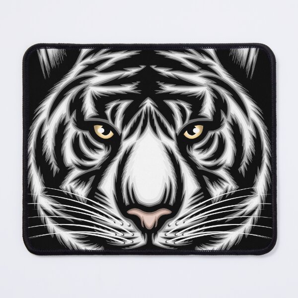 Item preview, Cool white tiger illustration designed and sold by WODEXZ.