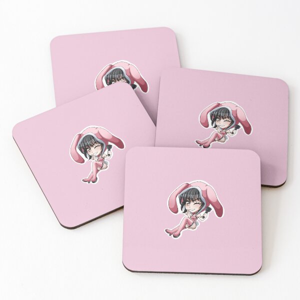 Item preview, Pink bunny feng min designed and sold by ikusunami.