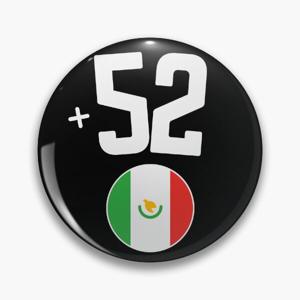 Item preview, MEXICO country code +52 badge designed and sold by LeddsoDello.