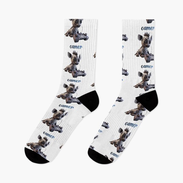 Item preview, zebra gamer designed and sold by Shoshta.