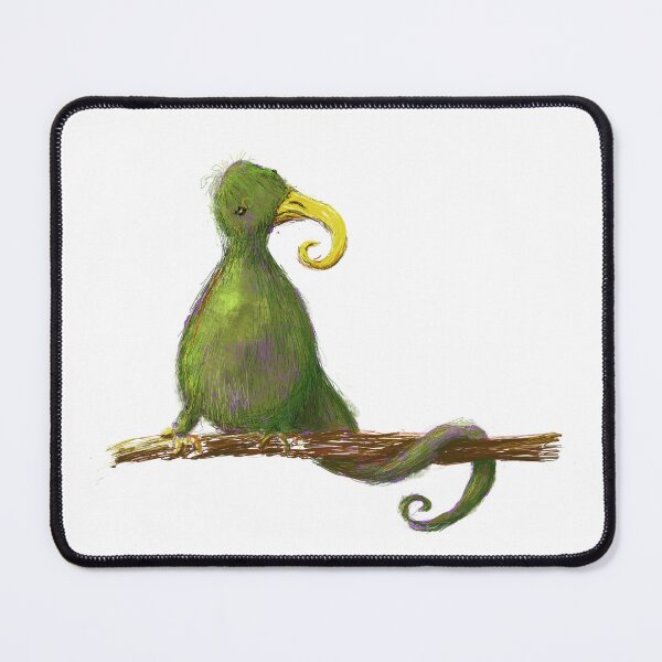Item preview, Long Tailed Greenbird designed and sold by NinaBodenlosz.
