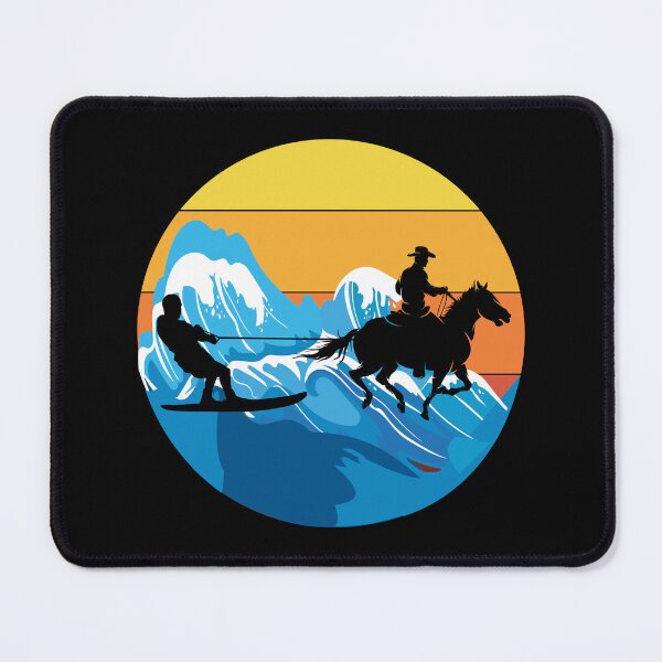Item preview, Horse Surfing Wakeboarding Water Skiing Vintage Retro  designed and sold by CuteDesigns1.