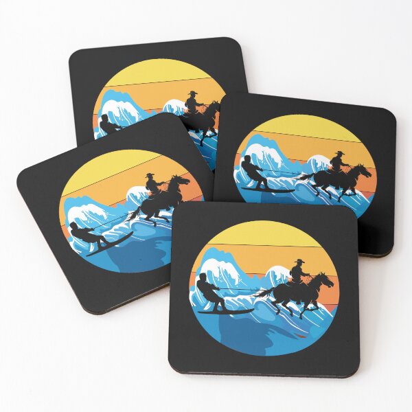 Item preview, Horse Surfing Wakeboarding Water Skiing Vintage Retro  designed and sold by CuteDesigns1.
