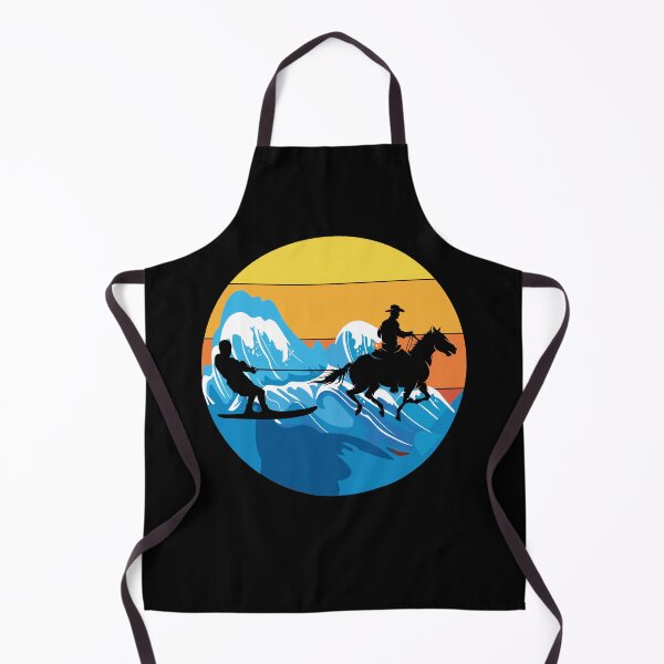 Item preview, Horse Surfing Wakeboarding Water Skiing Vintage Retro  designed and sold by CuteDesigns1.