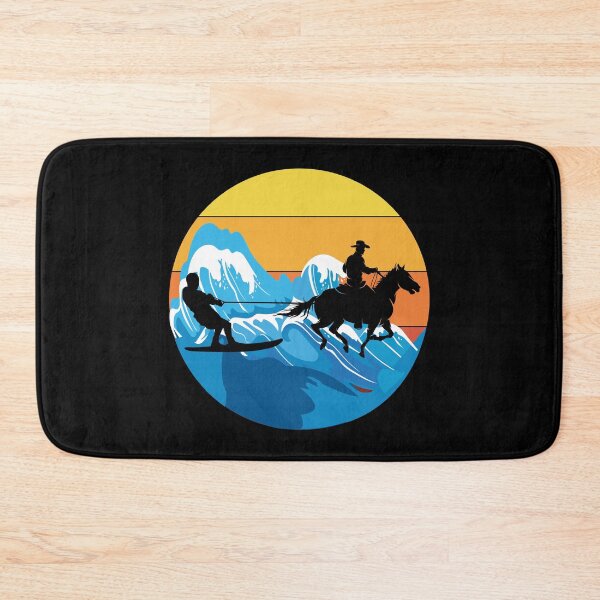 Item preview, Horse Surfing Wakeboarding Water Skiing Vintage Retro  designed and sold by CuteDesigns1.