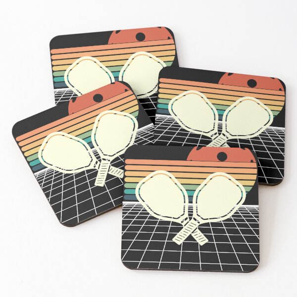 Item preview, Retro 80's Pickle Ball Space Theme   designed and sold by Katherine Winner.