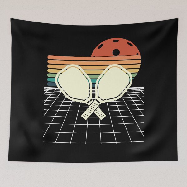 Item preview, Retro 80's Pickle Ball Space Theme   designed and sold by Katherine Winner.