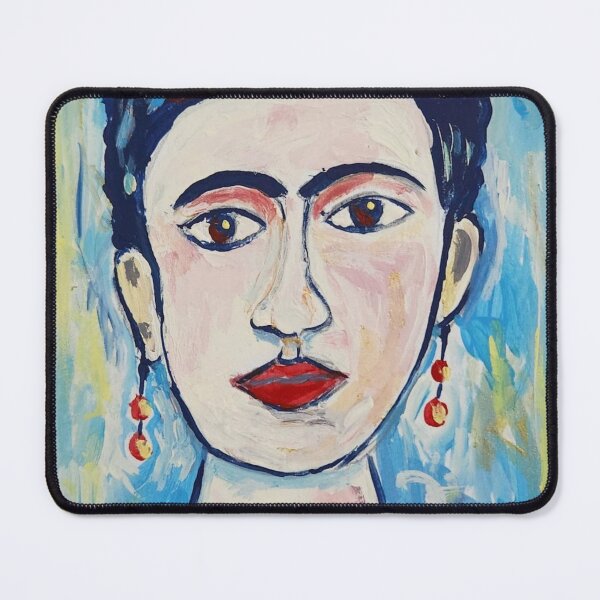 Item preview, Frida by Charlie Dingler (without border, coral pink version) designed and sold by CharlieDingler.