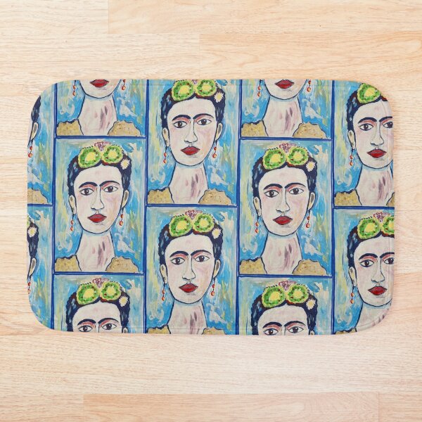 Aperçu de l'œuvre Frida par Charlie Dingler (sans bordure, version rose corail) créée et vendue par CharlieDingler.