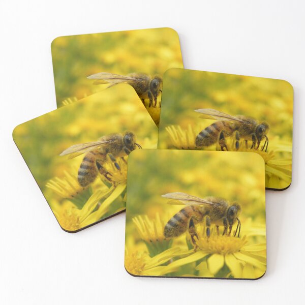 Item preview, Honey Bee collecting pollen designed and sold by Paws and Ink Art.