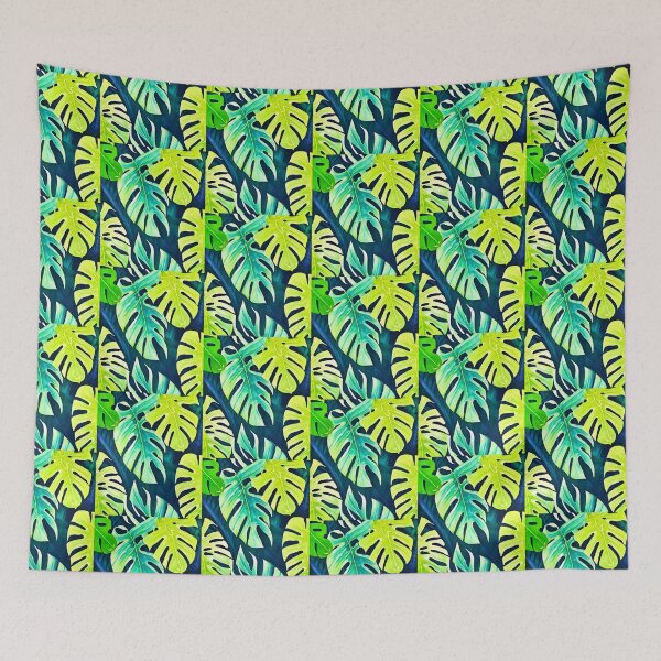 Item preview, Monstera Tropical Leaves Watercolor designed and sold by Ascooepics.
