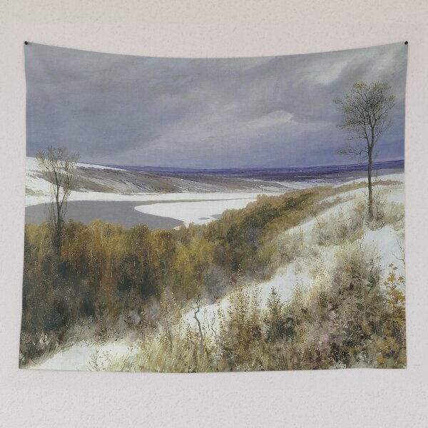Item preview, Winter scenery - Early snow by Vasily Polenov designed and sold by AR-shop.