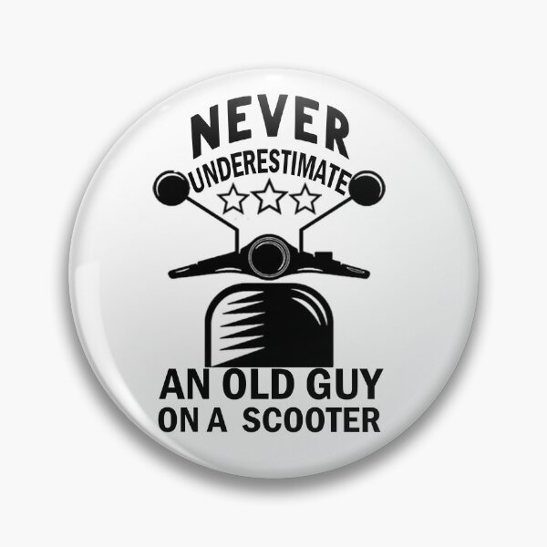 Item preview, Never Underestimate An Old Guy On A Bike Scooter designed and sold by Masaw.