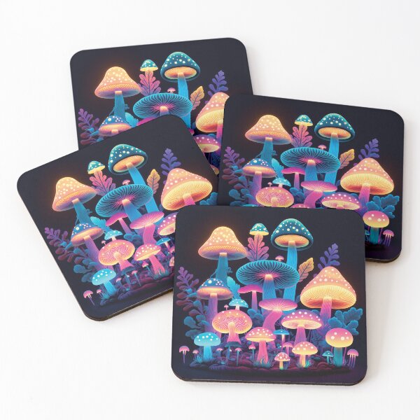 Item preview, Shrooms mushrooms 2023 rainbow color Sticker designed and sold by PhiloSophyEye.
