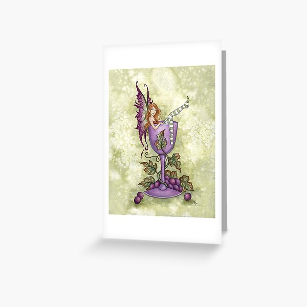 Aperçu de l'œuvre Fae du vin créée et vendue par AmyBrownArt.