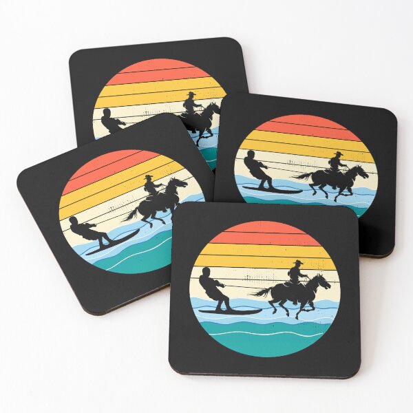 Item preview, Horse Surfing Wakeboarding Water Skiing Vintage Retro  designed and sold by CuteDesigns1.