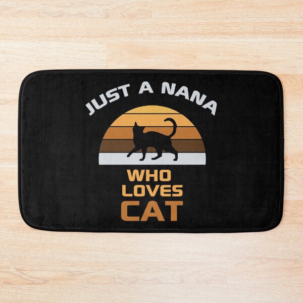 Item preview, Just a Nana Who Loves Cat Funny Black Cat designed and sold by AnimalsSpace.