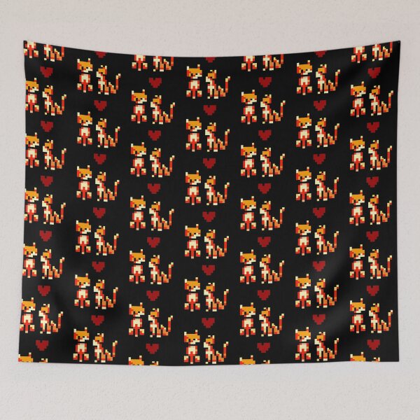 Item preview, Pixel Kitties in Love designed and sold by MeowMerch.