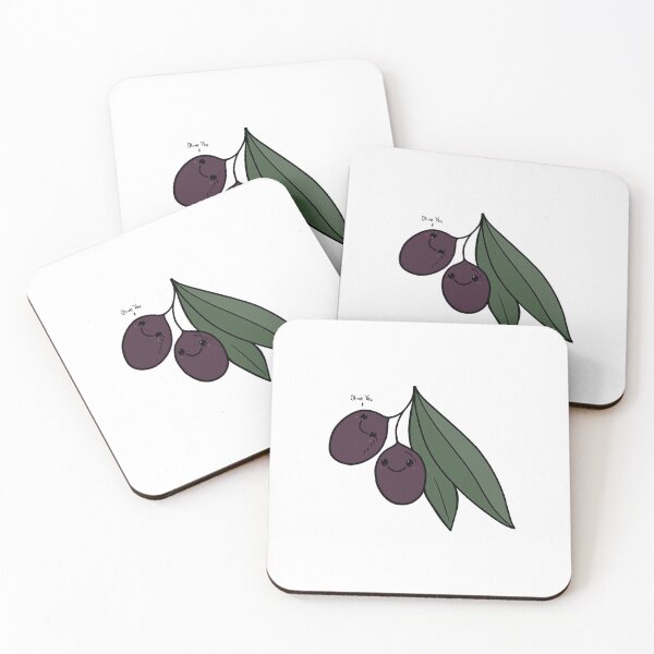 Item preview, Olives Saying "Olive You" designed and sold by Cheeky-Art.