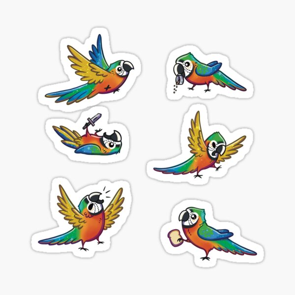 Item preview, Catalina Macaw designed and sold by NoodleSoupotDay.
