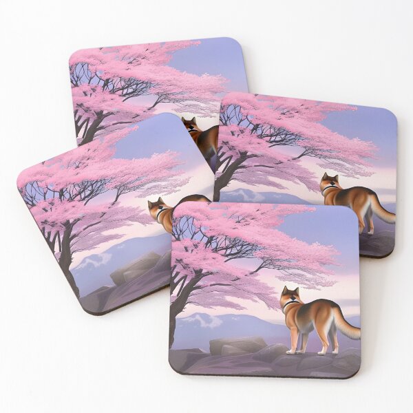 Item preview, Shiba Inu dog, cherry blossom tree 2, Ai Generated Art  designed and sold by ACC .